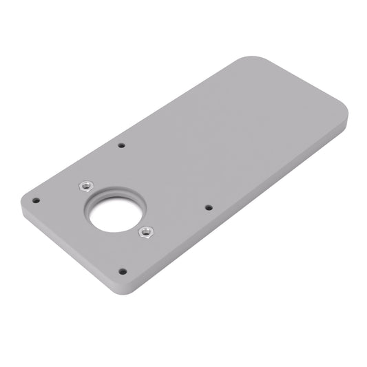Grundplatte/Adapterplatte XL-Version für Kopierhülsen passend für Bosch GLF 55-6 | Vergrößerte Gleitplatte passend für Bosch Kantenfräsen