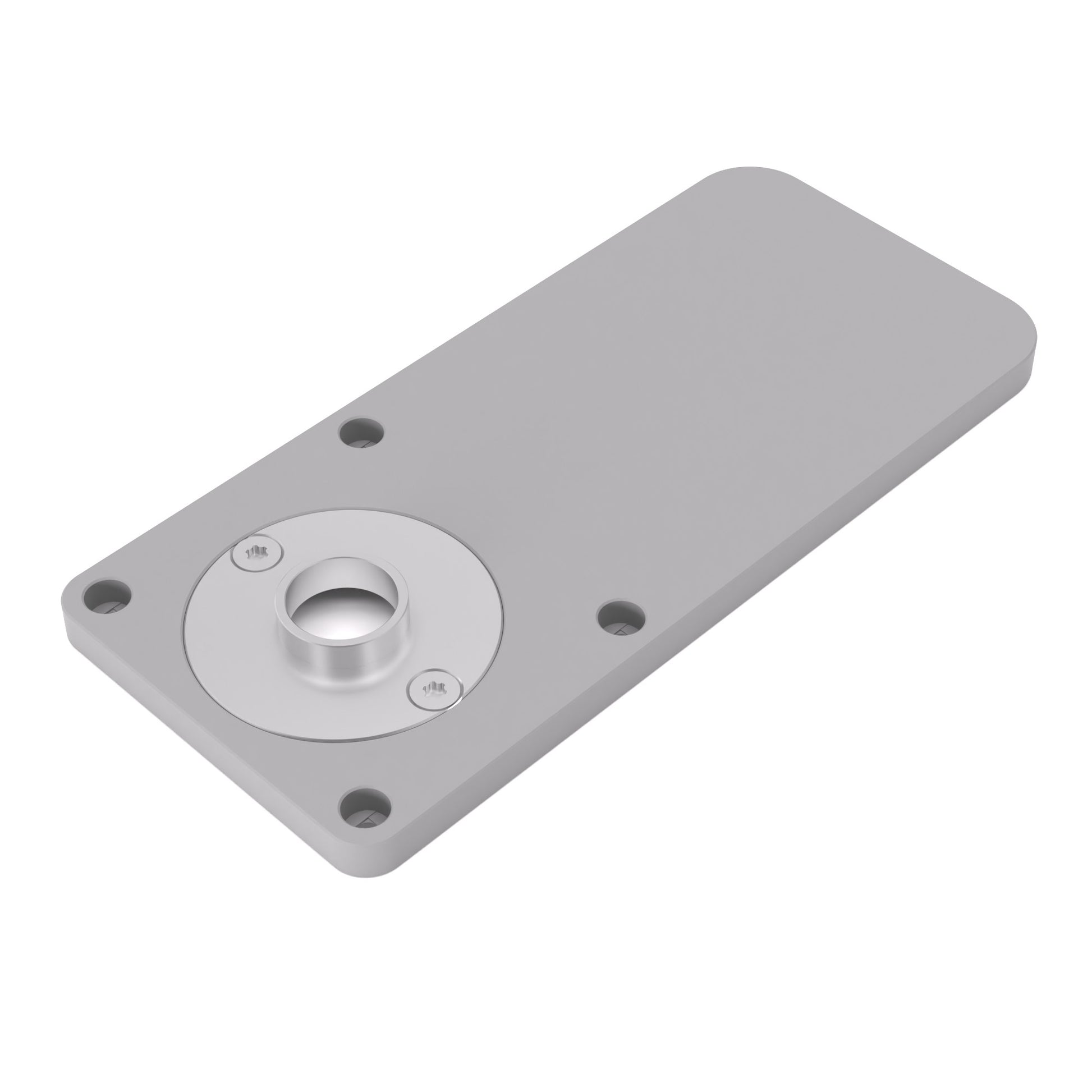 Grundplatte/Adapterplatte XL-Version für Kopierhülsen passend für Bosch GLF 55-6 | Vergrößerte Gleitplatte passend für Bosch Kantenfräsen