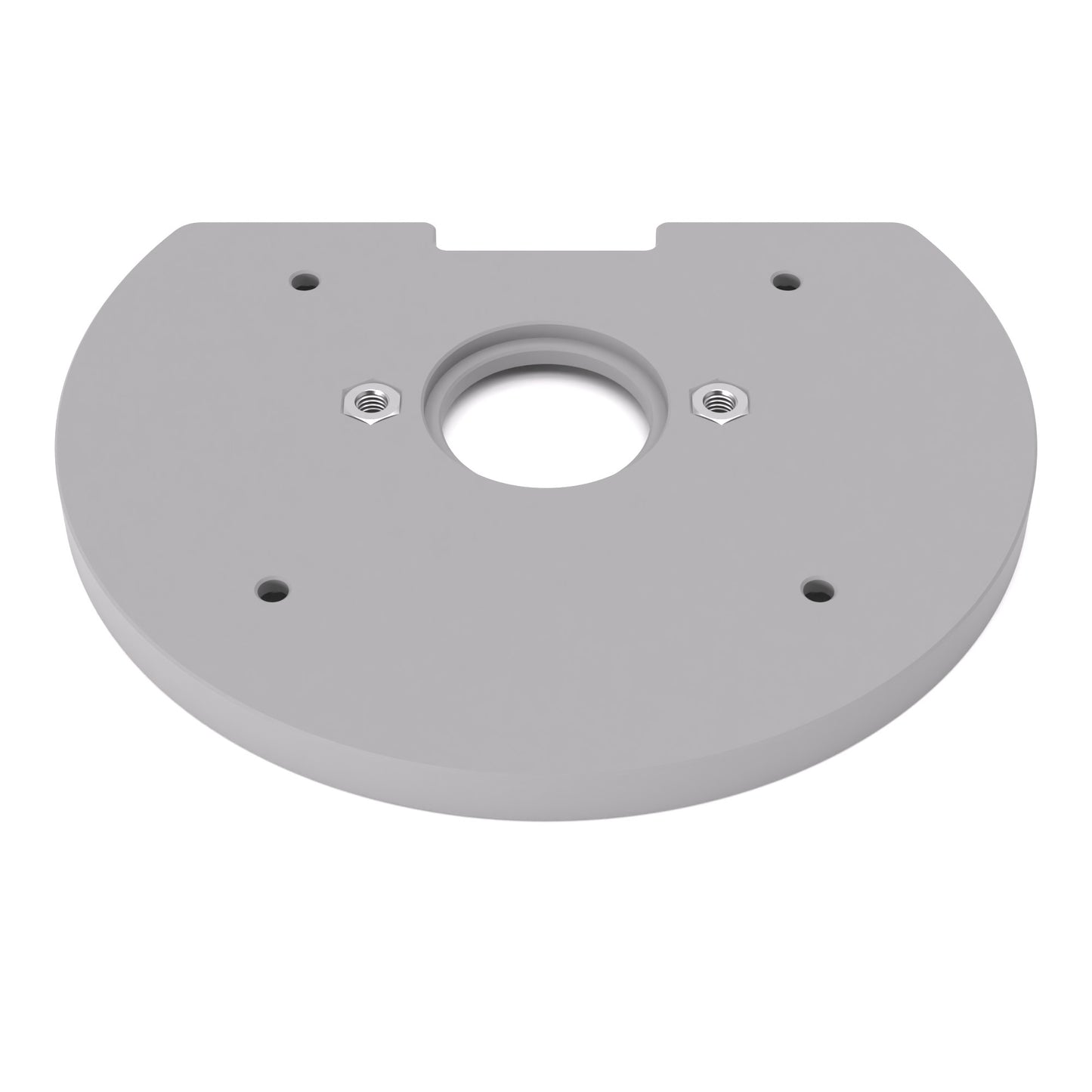 Grundplatte/Adapterplatte für Kopierhülsen passend für Bosch AdvancedTrimRouter 18V-8 | Gleitplatte passend für Bosch Kantenfräsen