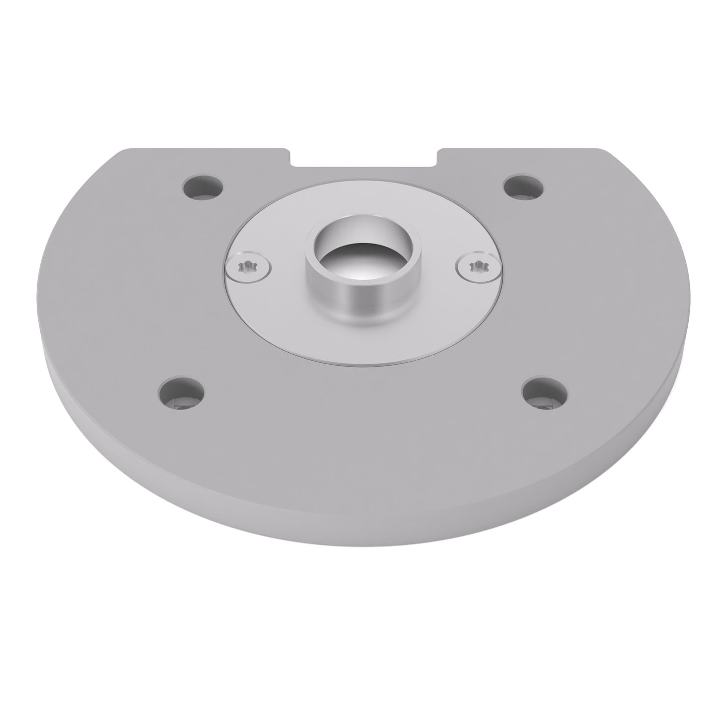 Grundplatte/Adapterplatte für Kopierhülsen passend für Bosch AdvancedTrimRouter 18V-8 | Gleitplatte passend für Bosch Kantenfräsen