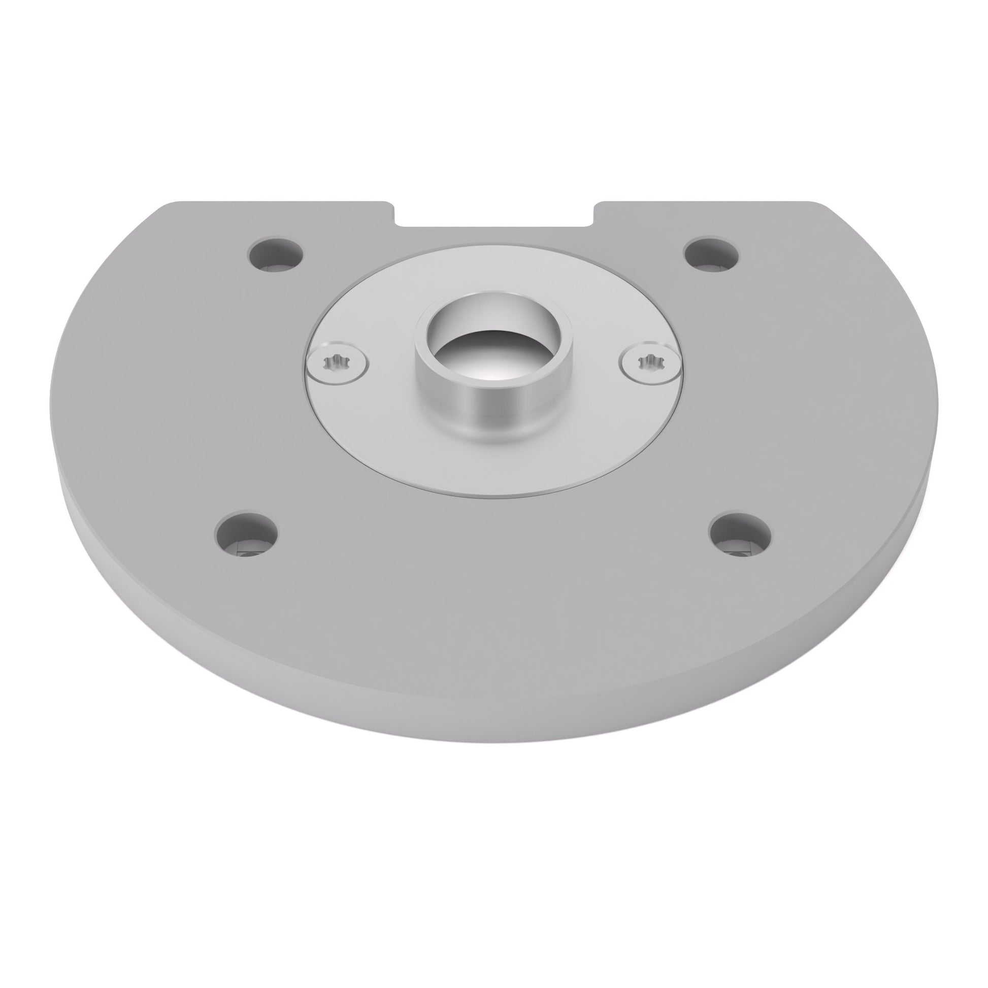 Grundplatte/Adapterplatte für Kopierhülsen passend für Bosch AdvancedTrimRouter 18V-8 | Gleitplatte passend für Bosch Kantenfräsen