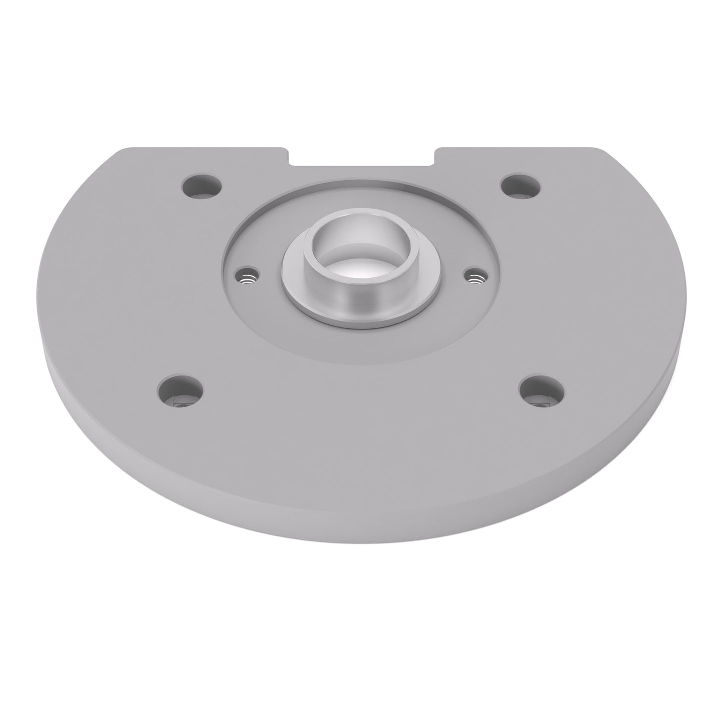Grundplatte/Adapterplatte für Kopierhülsen passend für Bosch AdvancedTrimRouter 18V-8 | Gleitplatte passend für Bosch Kantenfräsen