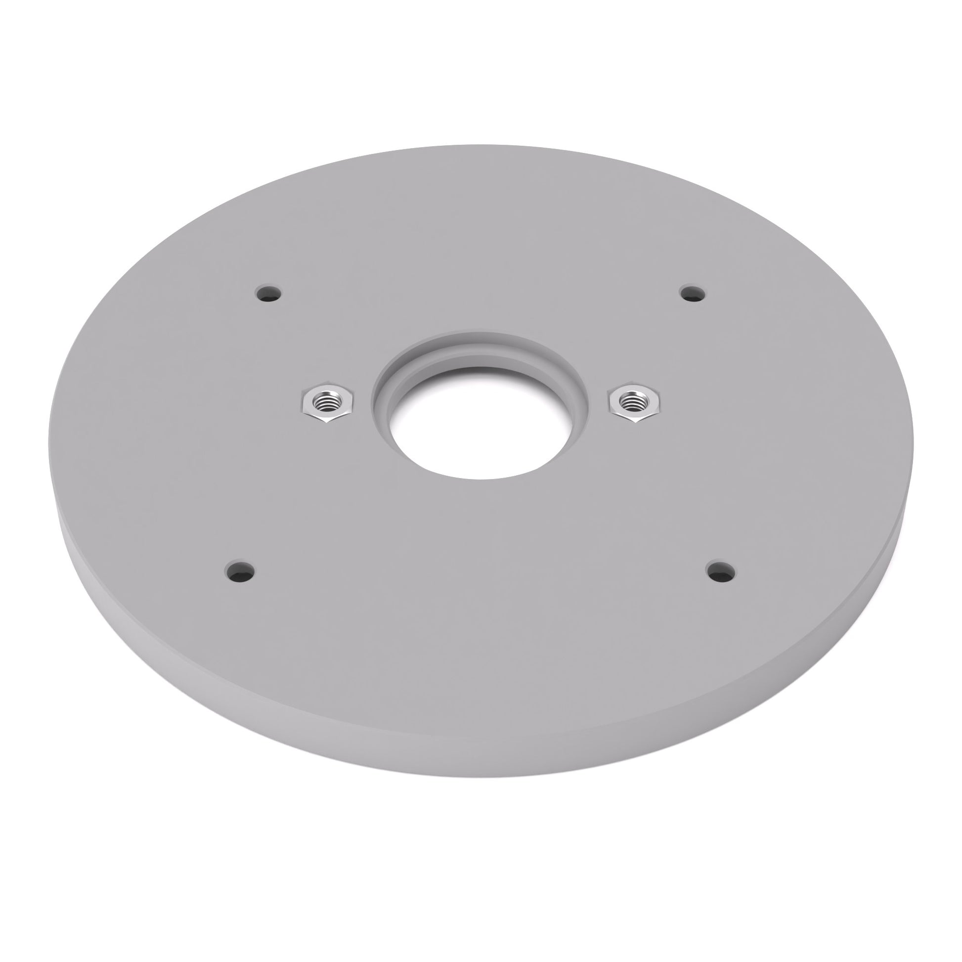 Grundplatte/Adapterplatte XL-Version für Kopierhülsen passend für Bosch AdvancedTrimRouter 18V-8 | Vergrößerte Gleitplatte passend für Bosch Kantenfräsen