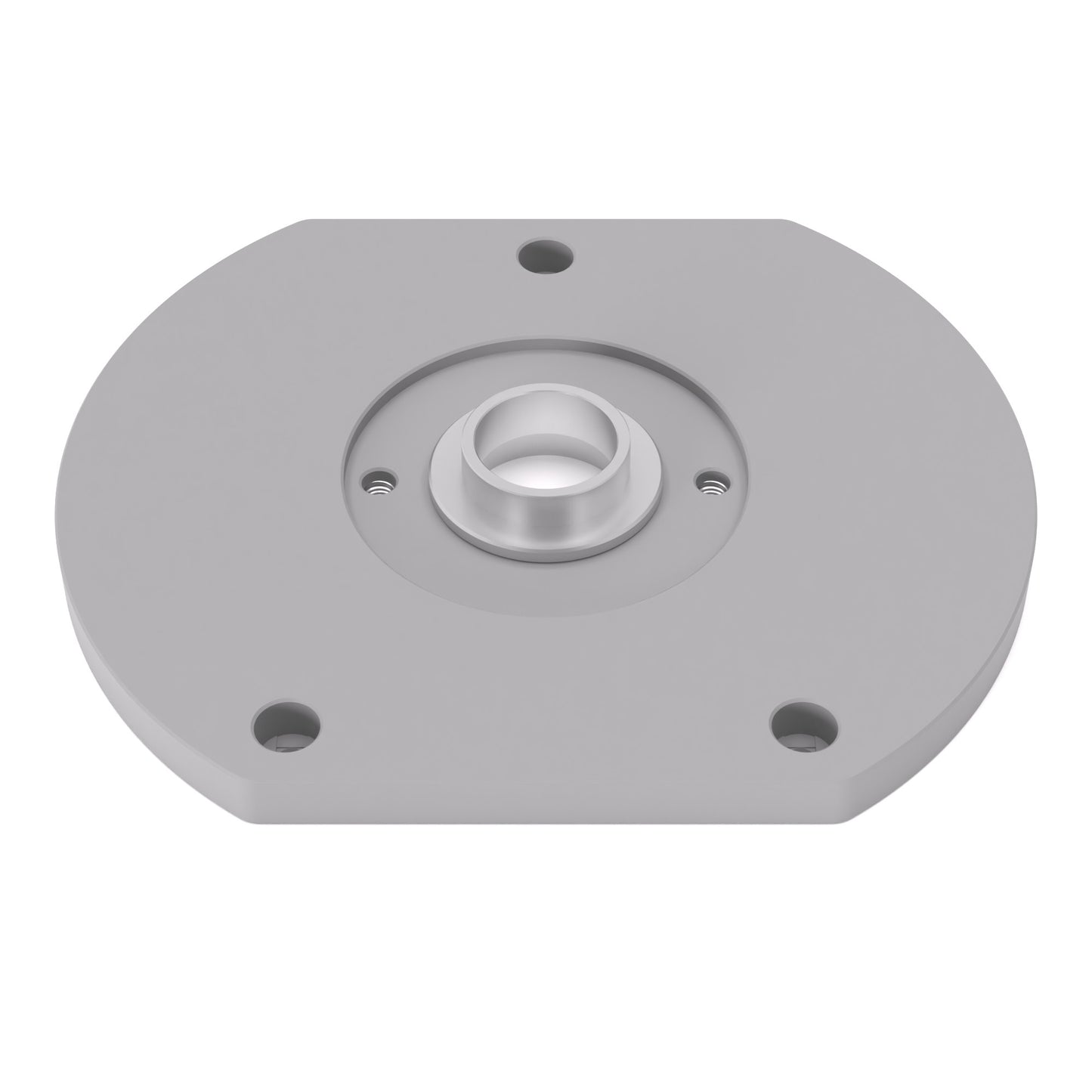 Grundplatte/Adapterplatte für Kopierhülsen passend für Bosch AdvancedTrimRouter 18V-8 Taucheinheit | Gleitplatte passend für Bosch Oberfräsen