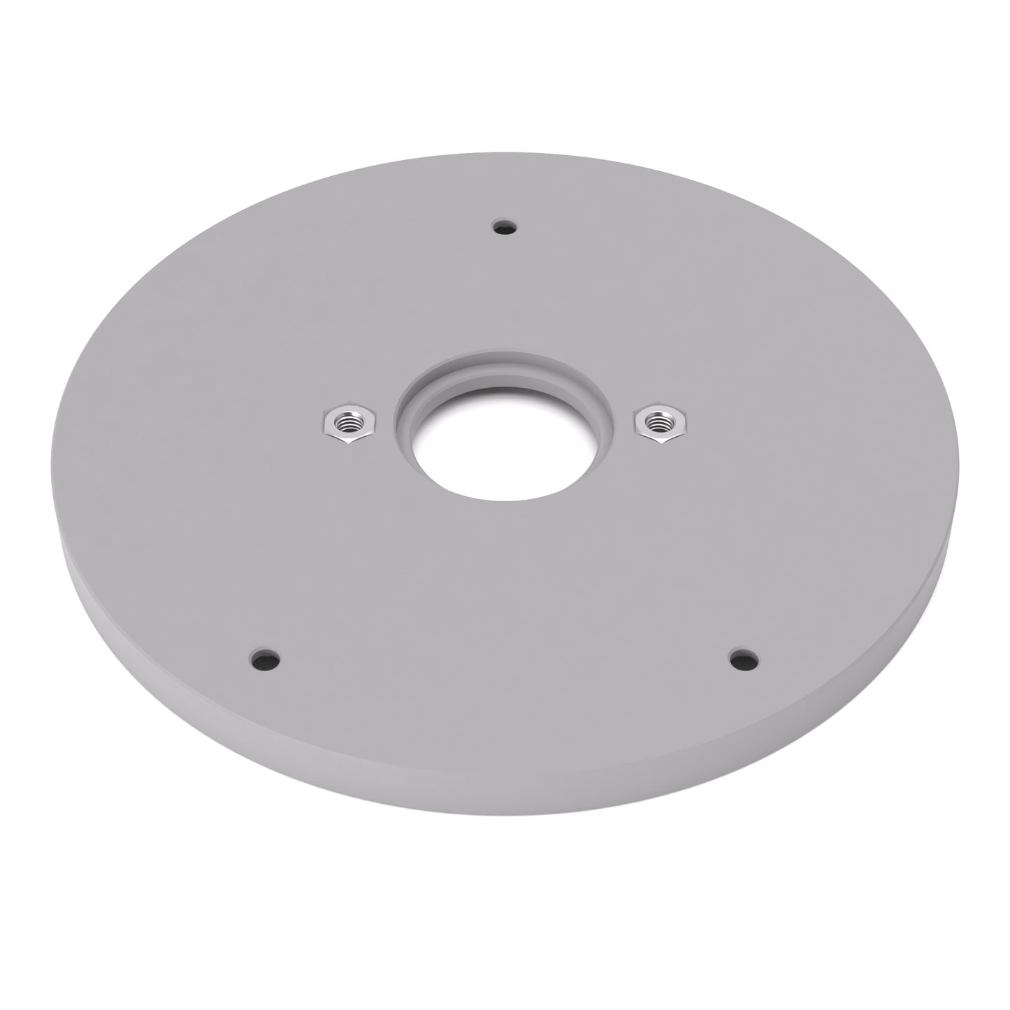 Grundplatte/Adapterplatte XL-Version für Kopierhülsen passend für Bosch AdvancedTrimRouter 18V-8 Taucheinheit | Vergrößerte Gleitplatte passend für Bosch Oberfräsen