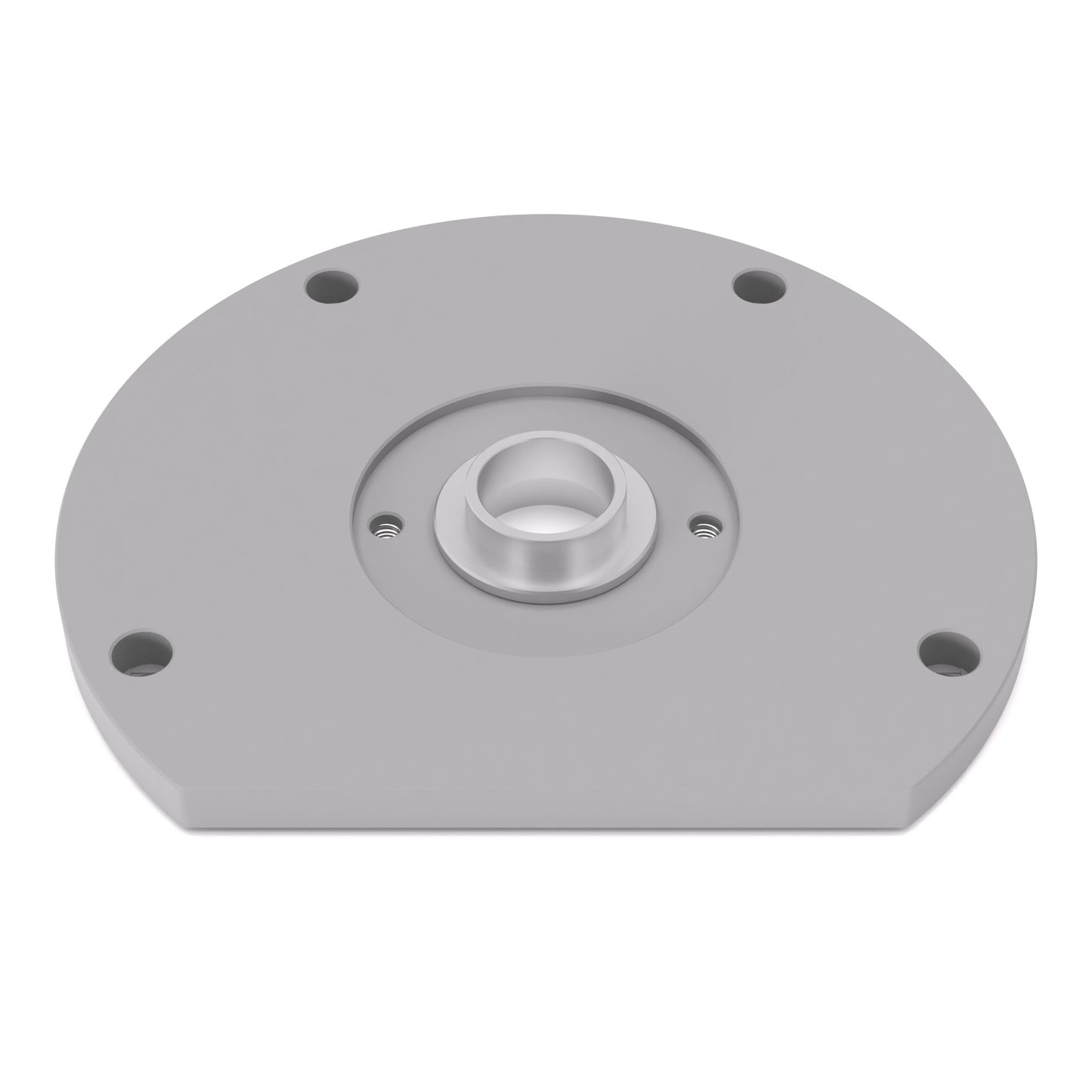 Grundplatte/Adapterplatte für Kopierhülsen passend für Metabo OFV 18 LTX BL 12 | Gleitplatte passend für Metabo Oberfräsen