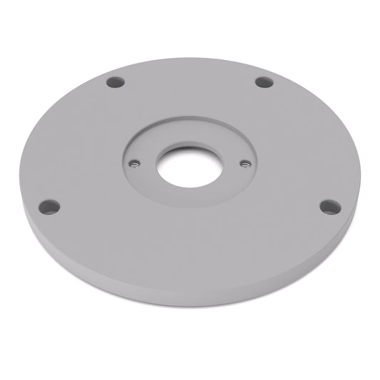 Grundplatte/Adapterplatte XL-Version für Kopierhülsen passend für Metabo OFV 18 LTX BL 12 | Vergrößerte Gleitplatte passend für Metabo Oberfräsen