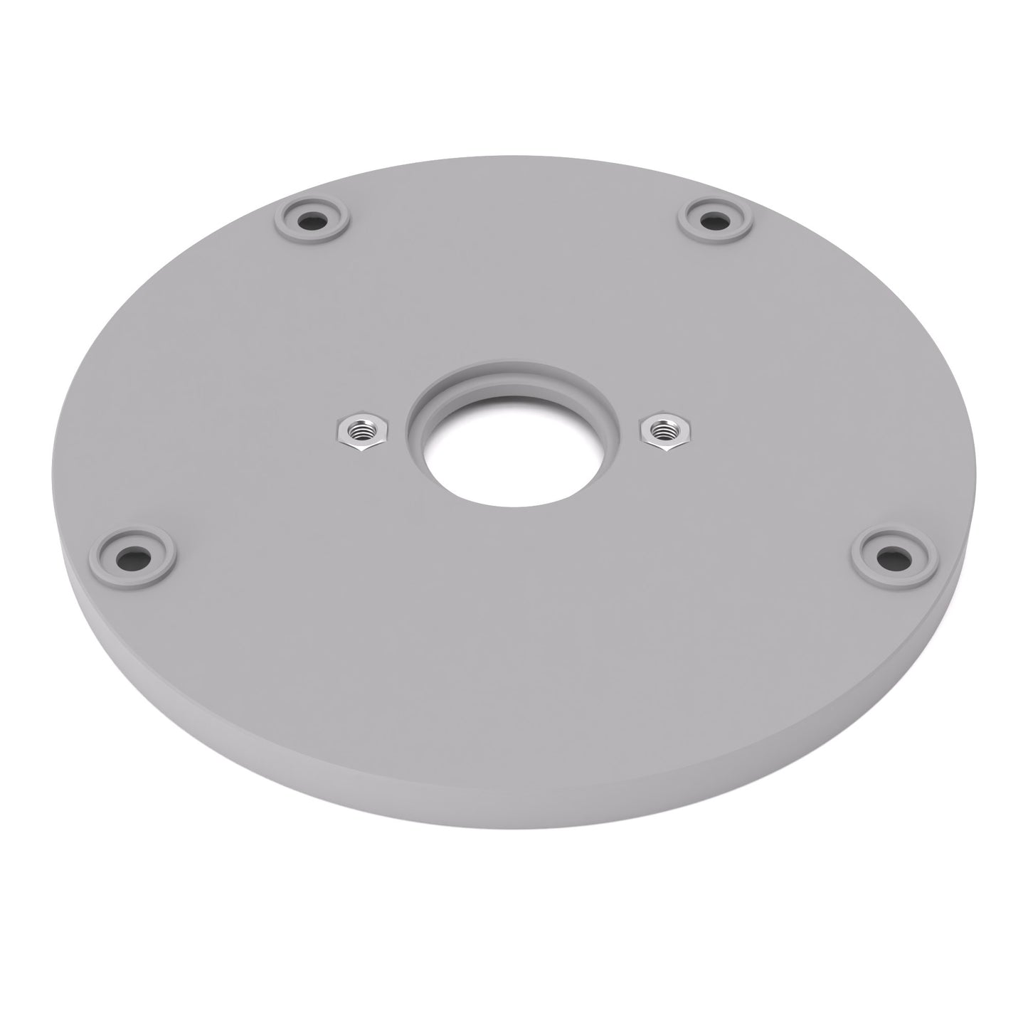 Grundplatte/Adapterplatte XL-Version für Kopierhülsen passend für Metabo OFV 18 LTX BL 12 | Vergrößerte Gleitplatte passend für Metabo Oberfräsen