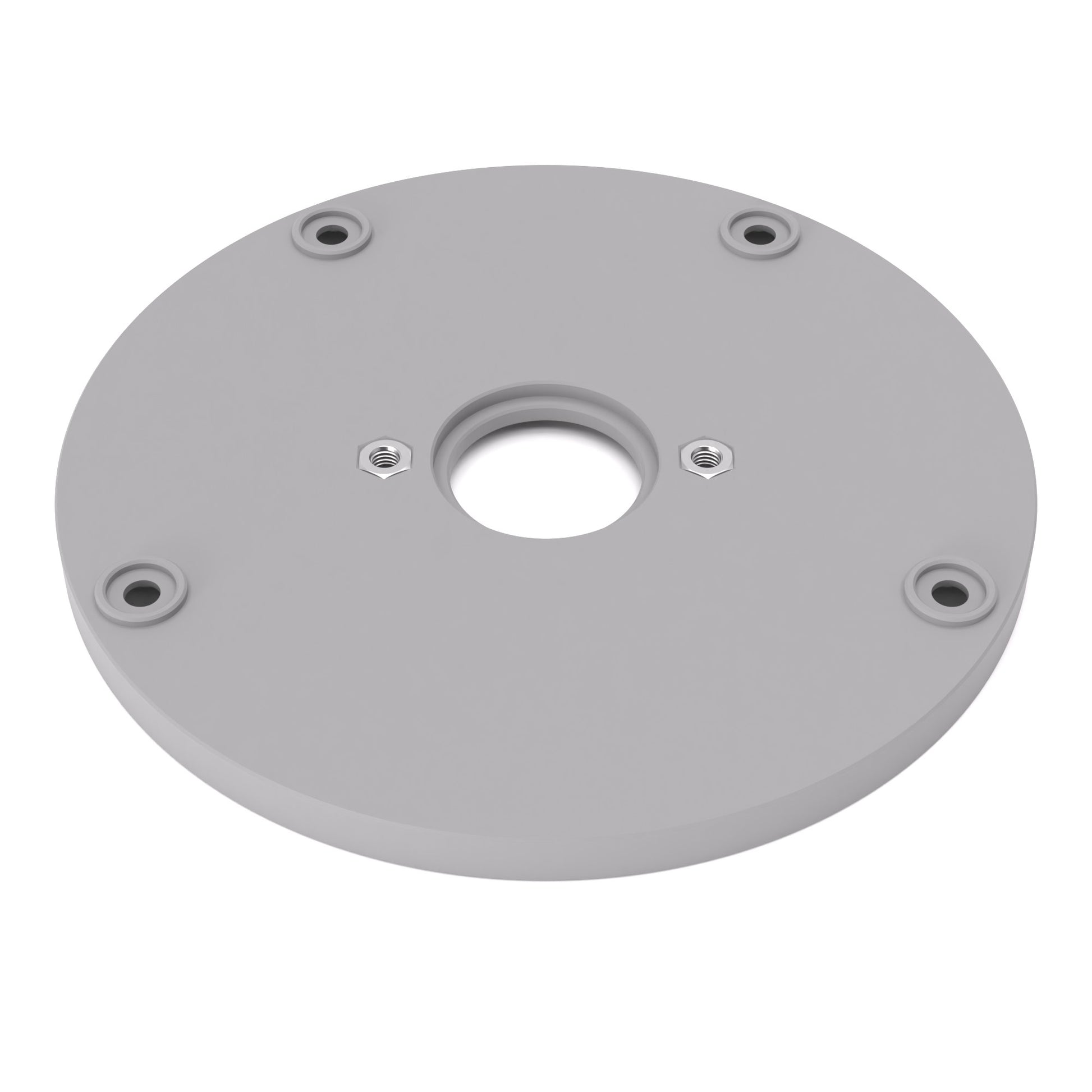Grundplatte/Adapterplatte XL-Version für Kopierhülsen passend für Metabo OFV 18 LTX BL 12 | Vergrößerte Gleitplatte passend für Metabo Oberfräsen