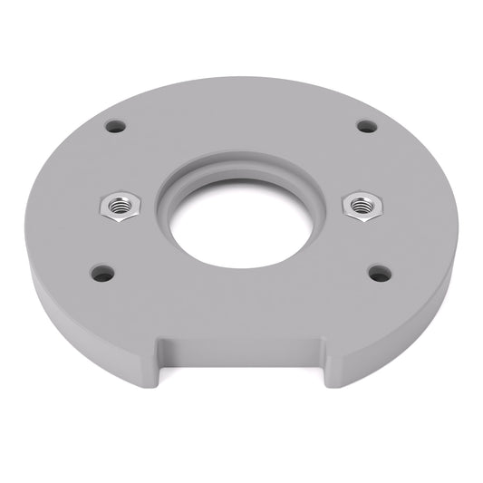 Grundplatte/Adapterplatte für Kopierhülsen passend für Makita RT0702C | Gleitplatte passend für Makita Kantenfräsen