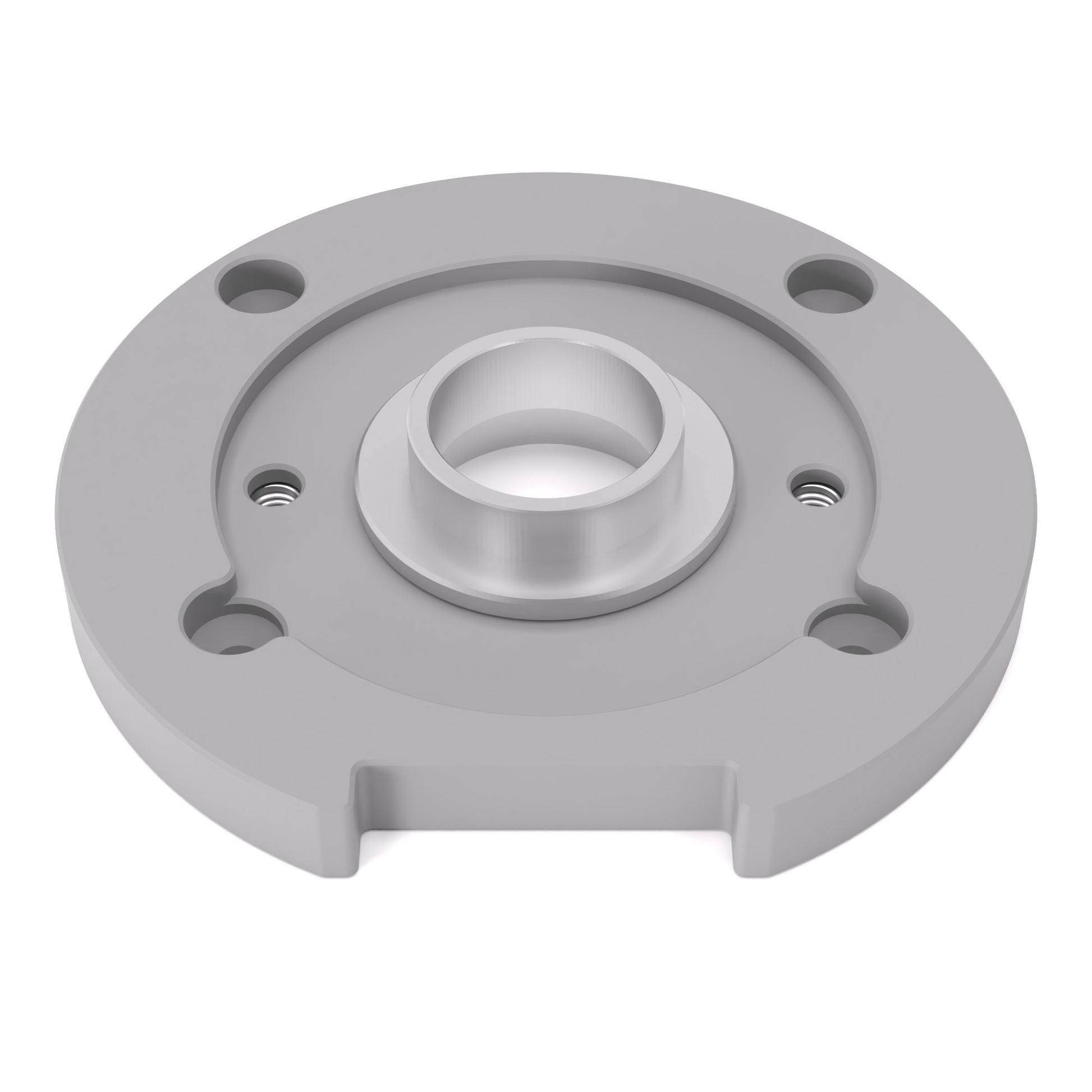 Grundplatte/Adapterplatte für Kopierhülsen passend für Makita RT0702C | Gleitplatte passend für Makita Kantenfräsen