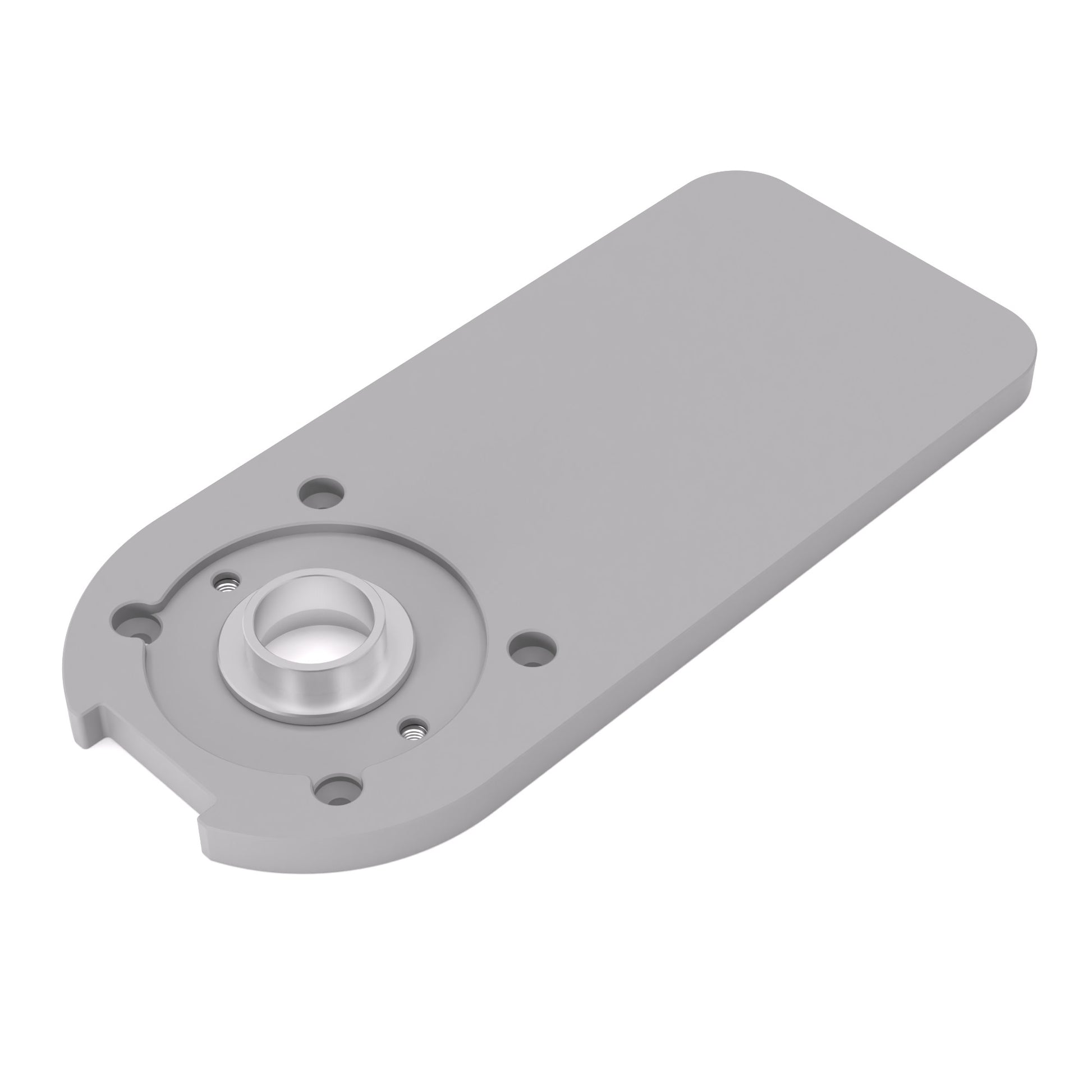 Grundplatte/Adapterplatte XL-Version für Kopierhülsen passend für Makita RT0702C | Vergrößerte Gleitplatte passend für Makita Kantenfräsen