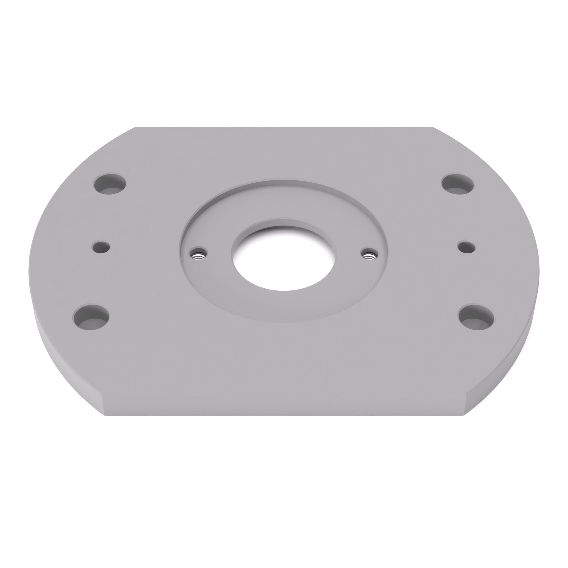 Grundplatte/Adapterplatte für Kopierhülsen passend für Makita RP0900 | Gleitplatte passend für Makita Oberfräsen