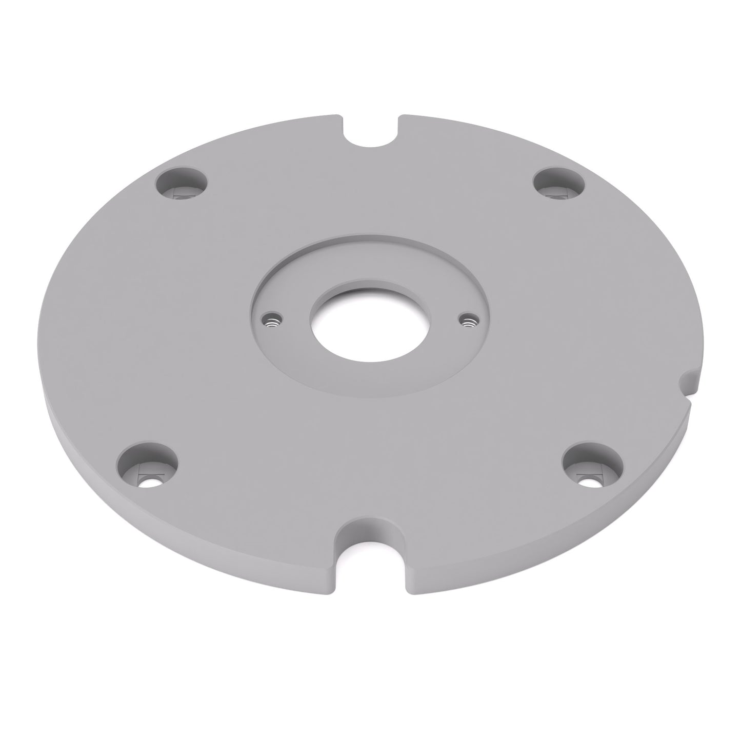 Grundplatte/Adapterplatte für Kopierhülsen passend für Triton MOF001 | Gleitplatte passend für Triton Oberfräsen