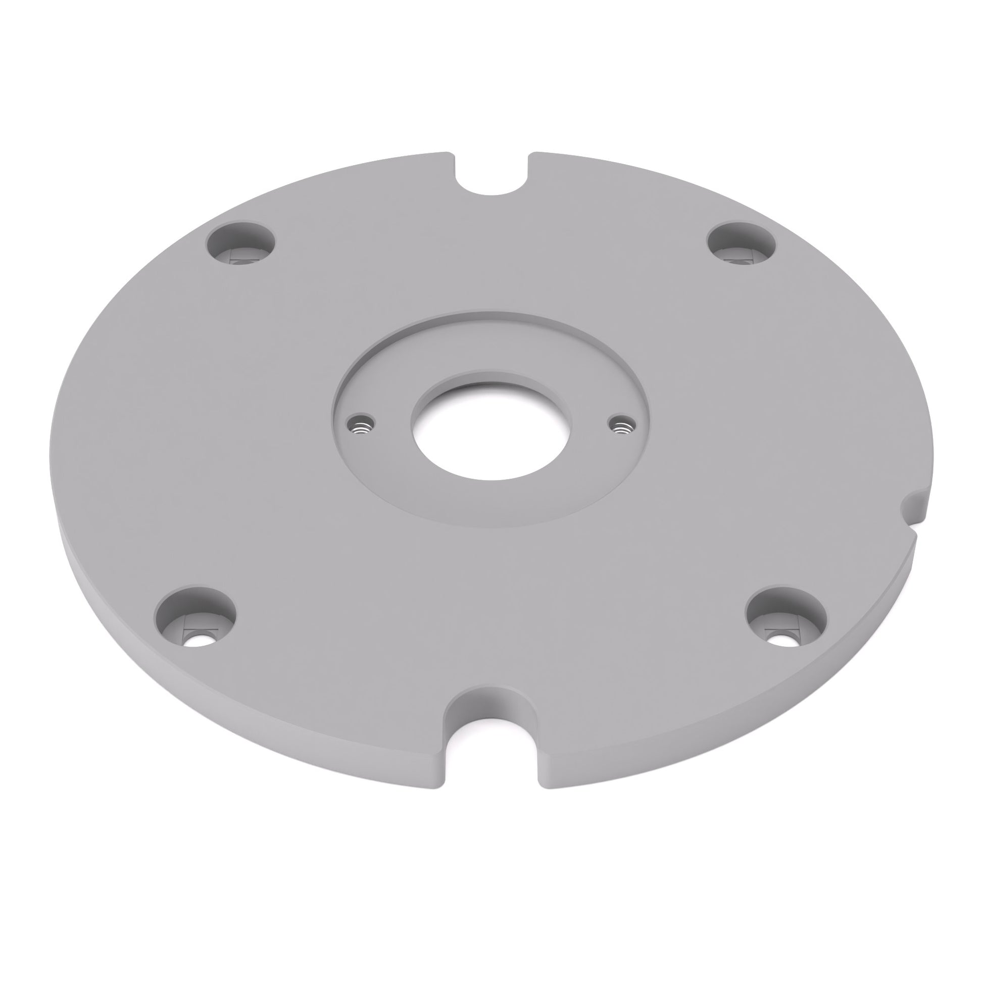 Grundplatte/Adapterplatte für Kopierhülsen passend für Triton MOF001 | Gleitplatte passend für Triton Oberfräsen