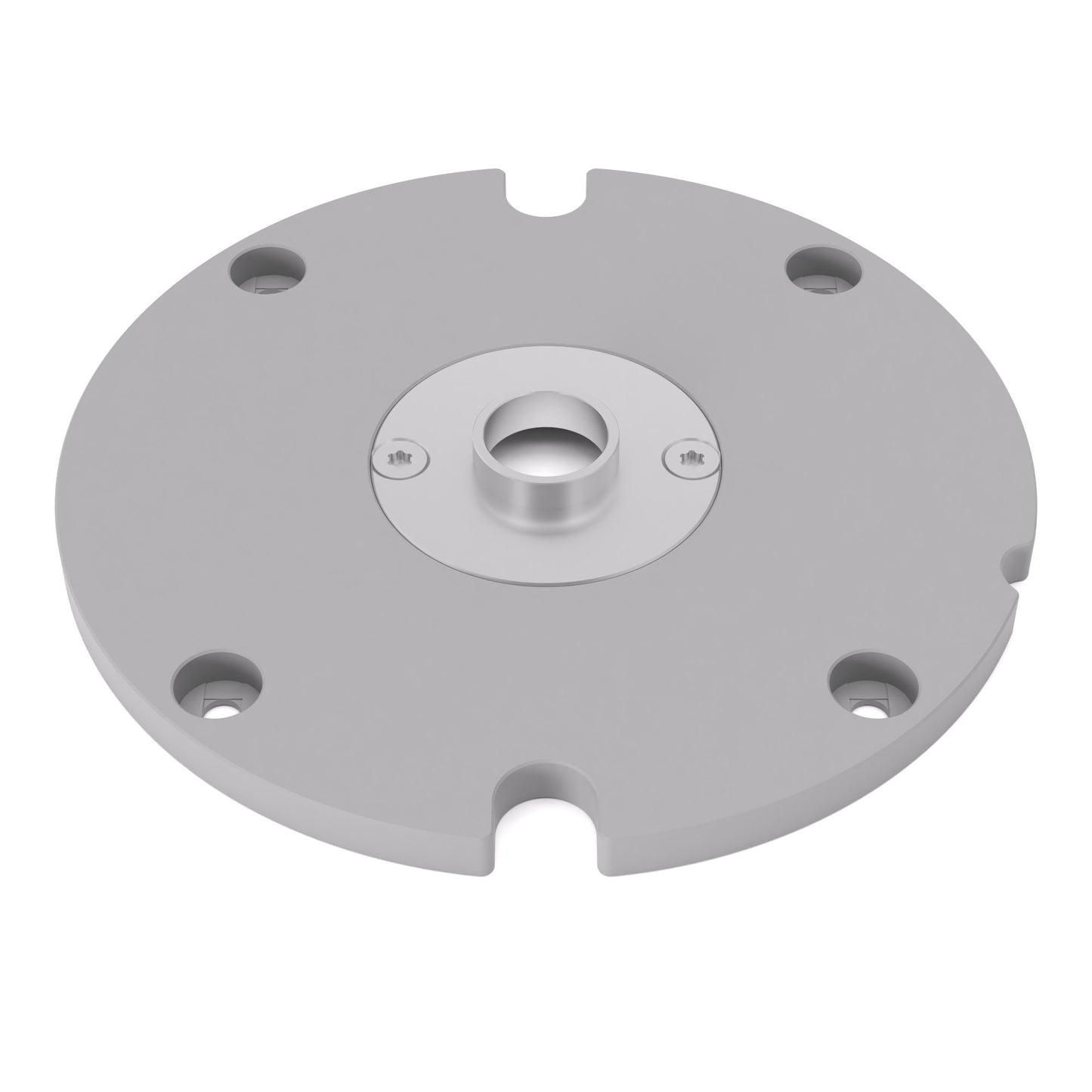 Grundplatte/Adapterplatte für Kopierhülsen passend für Triton MOF001 | Gleitplatte passend für Triton Oberfräsen