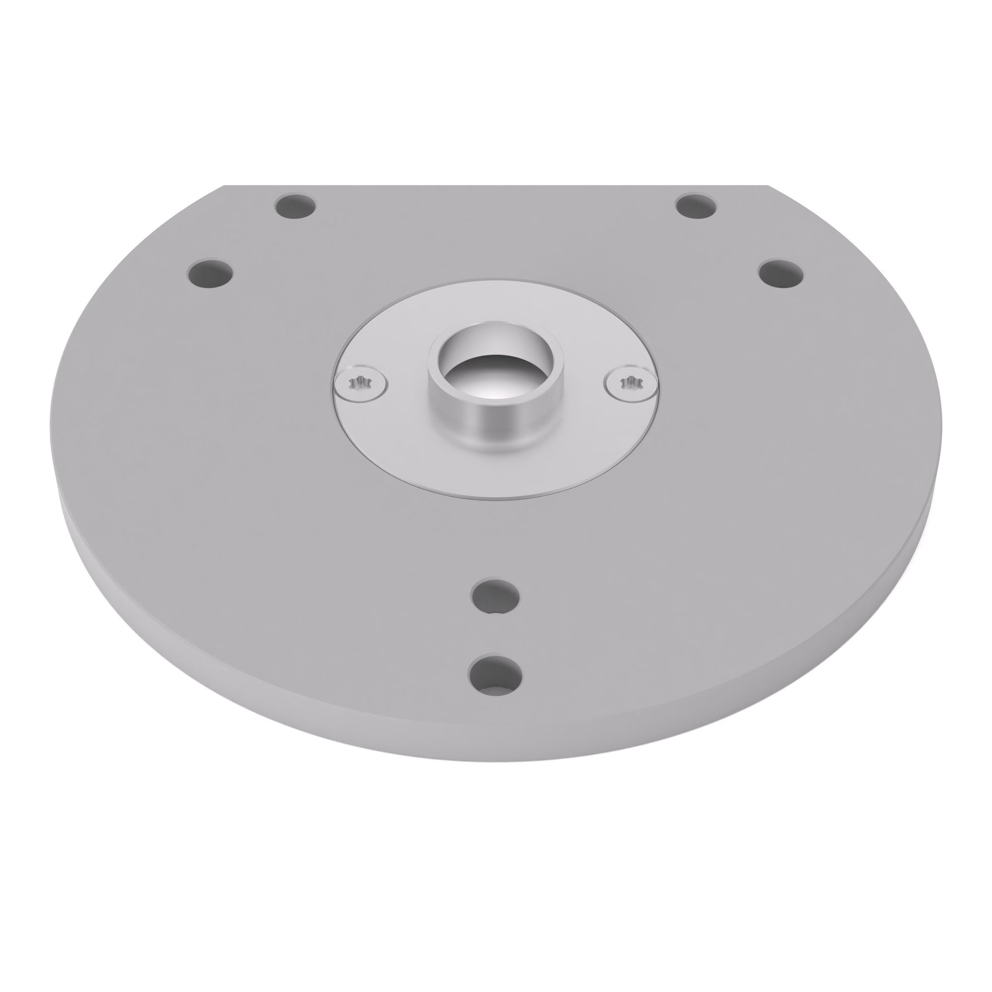 Grundplatte/Adapterplatte für Kopierhülsen passend für Bosch GOF 130 | Gleitplatte passend für Bosch Oberfräsen