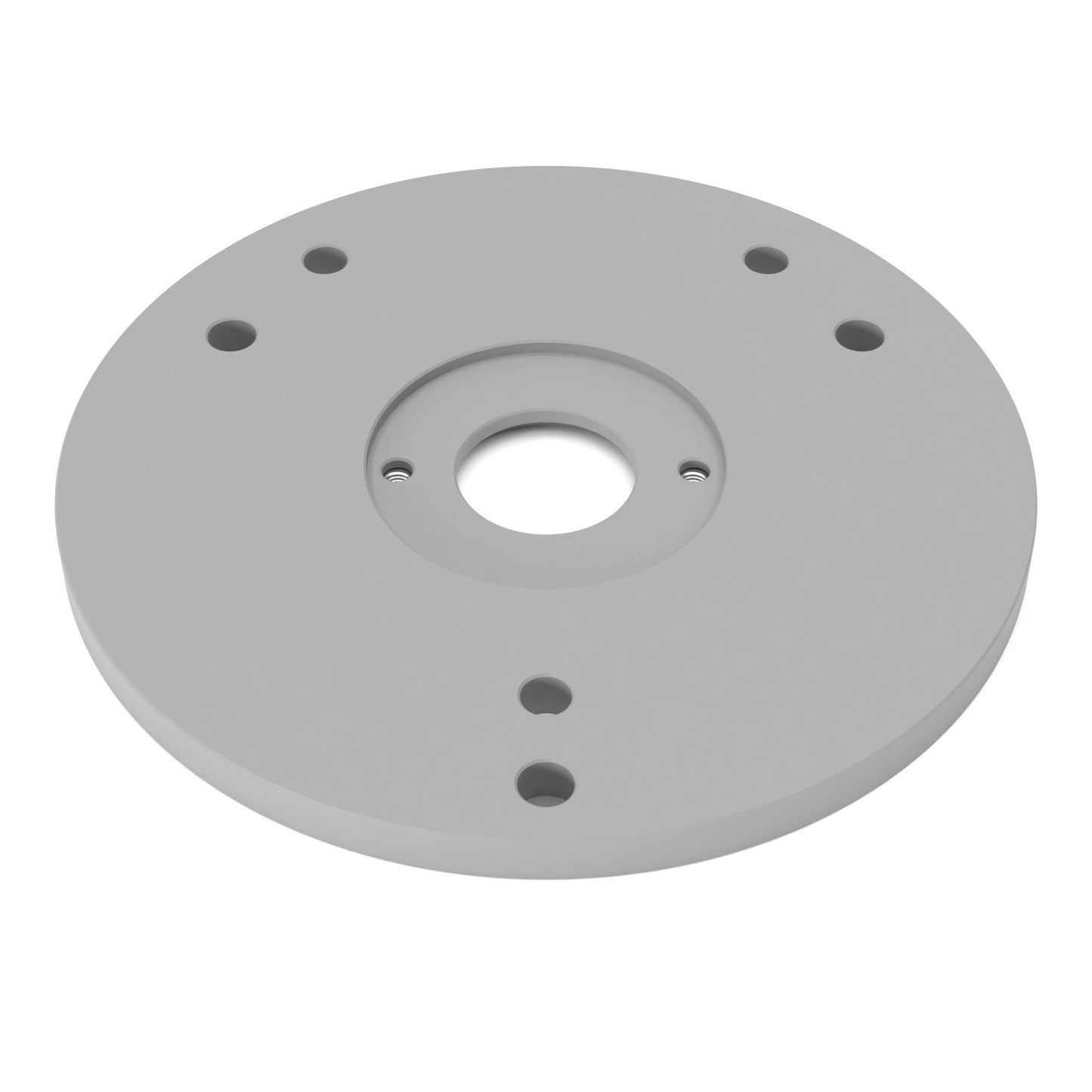 Grundplatte/Adapterplatte XL-Version für Kopierhülsen passend für Bosch GOF 130 | Vergrößerte Gleitplatte passend für Bosch Oberfräsen