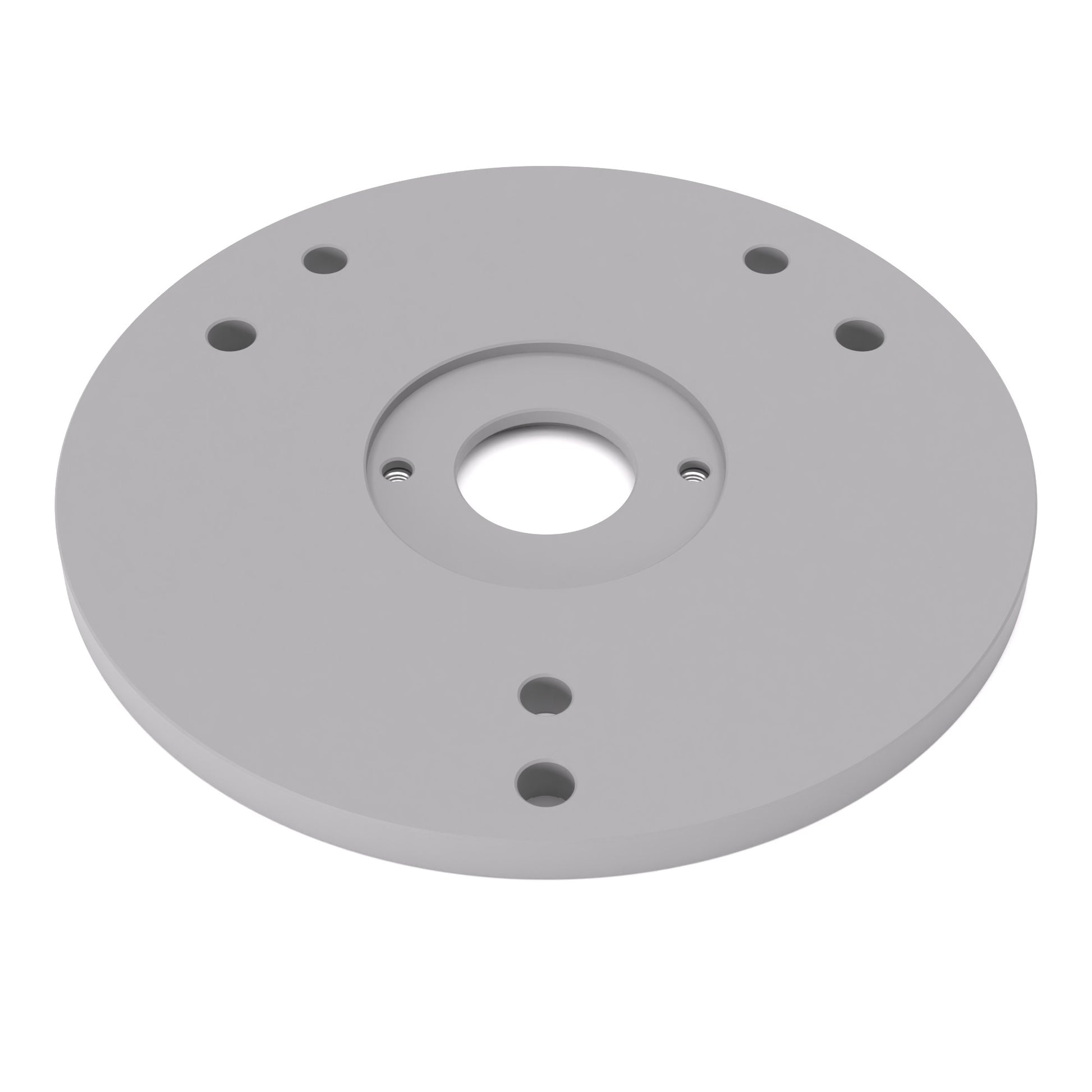 Grundplatte/Adapterplatte XL-Version für Kopierhülsen passend für Bosch GOF 130 | Vergrößerte Gleitplatte passend für Bosch Oberfräsen