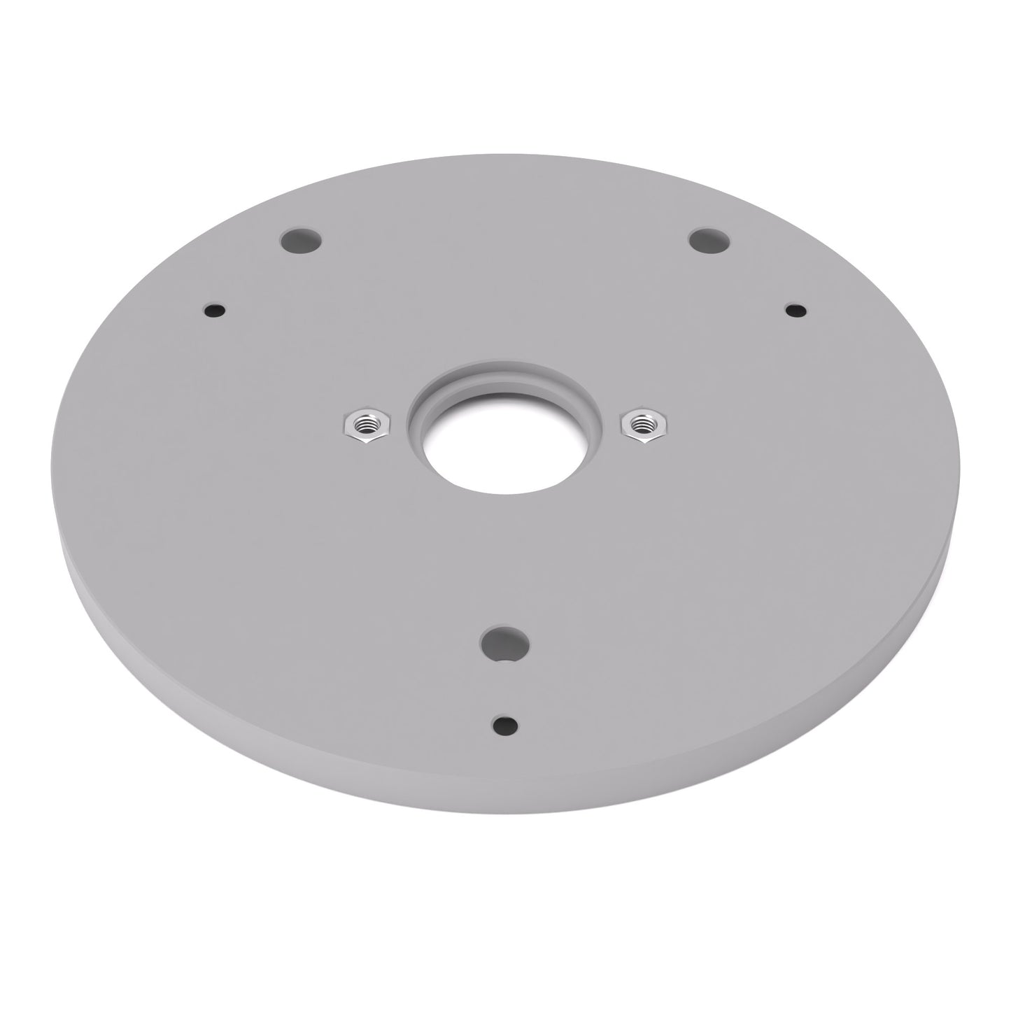 Grundplatte/Adapterplatte XL-Version für Kopierhülsen passend für Bosch GOF 130 | Vergrößerte Gleitplatte passend für Bosch Oberfräsen
