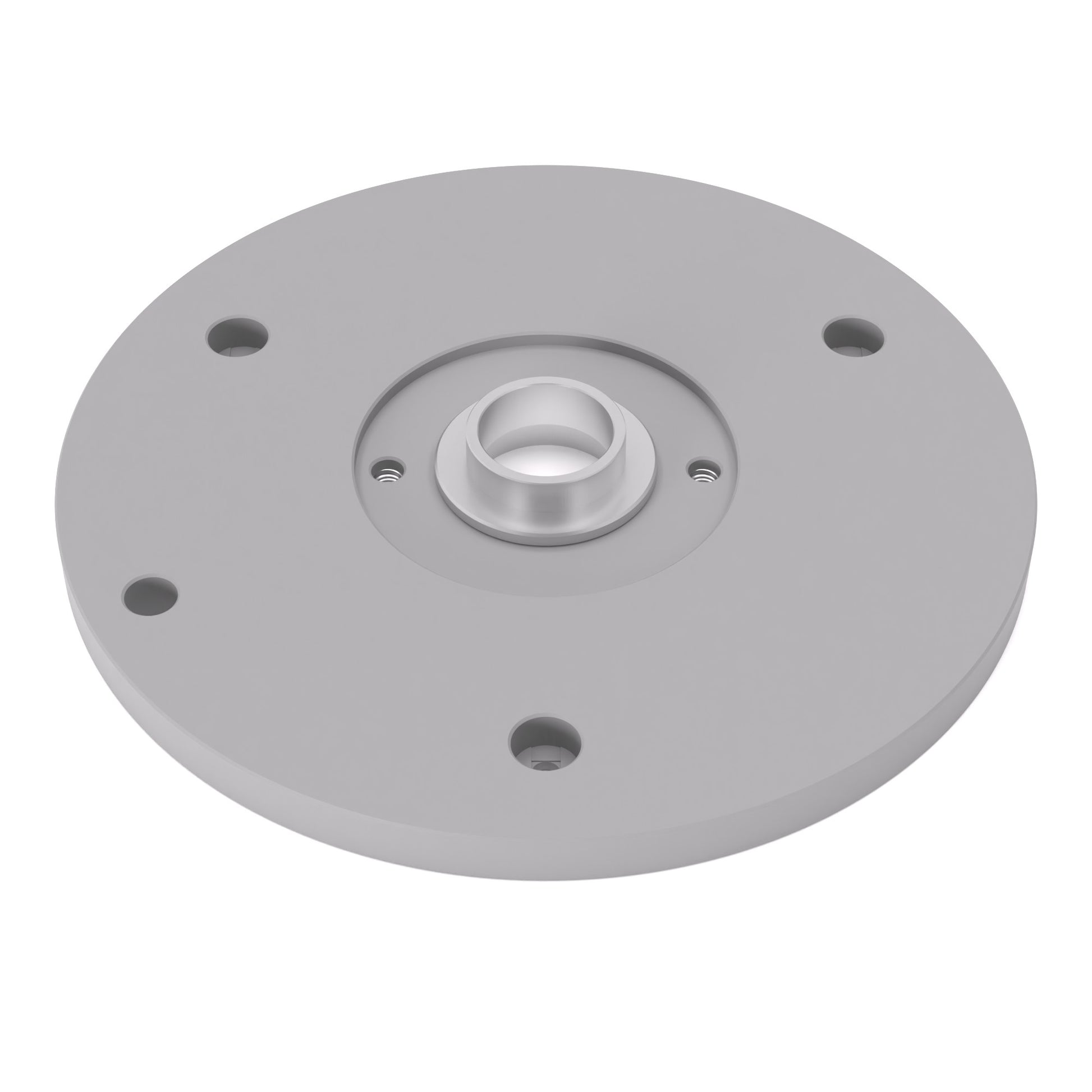 Grundplatte/Adapterplatte für Kopierhülsen passend für Bosch GKF 1600 Taucheinheit | Gleitplatte passend für Bosch Oberfräsen