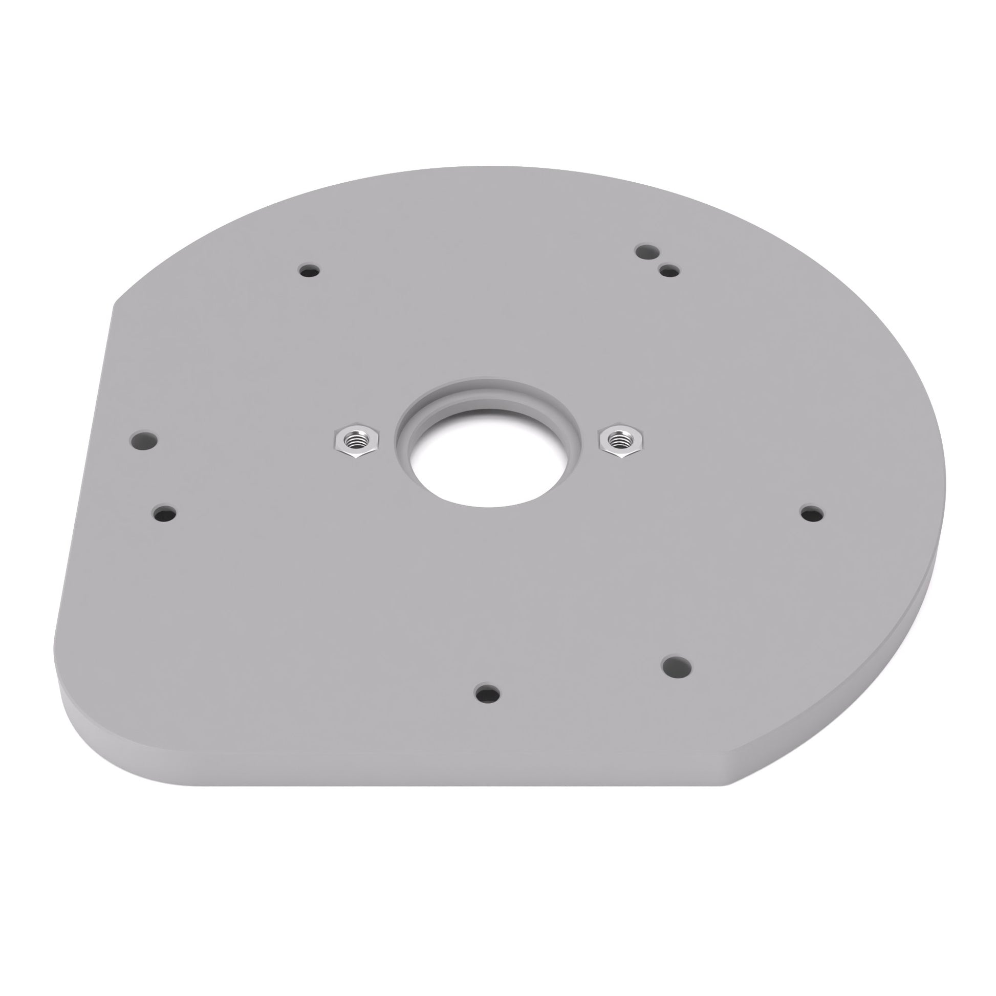 Grundplatte/Adapterplatte für Kopierhülsen passend für Bosch GOF 1250 CE | Gleitplatte passend für Bosch Oberfräsen