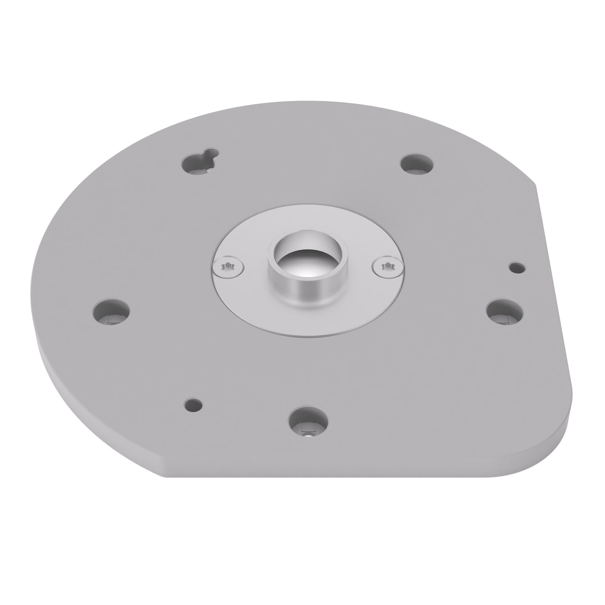 Grundplatte/Adapterplatte für Kopierhülsen passend für Bosch GOF 1250 CE | Gleitplatte passend für Bosch Oberfräsen