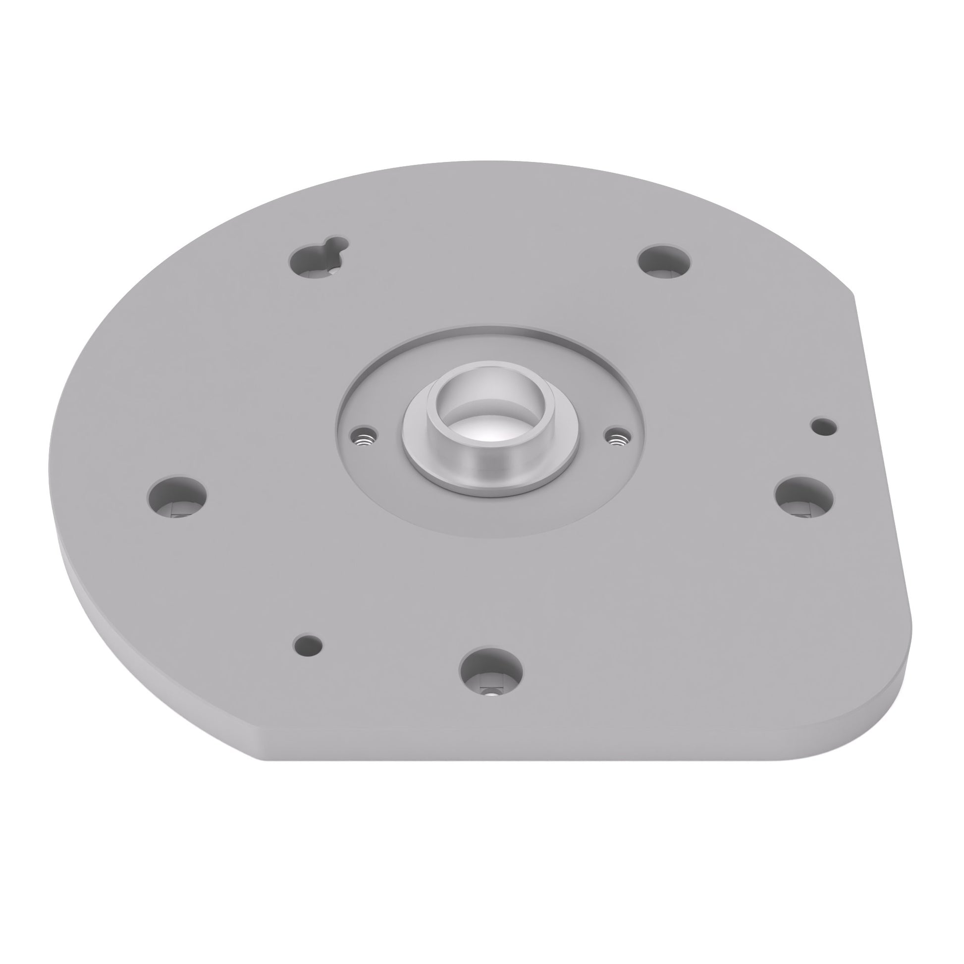 Grundplatte/Adapterplatte für Kopierhülsen passend für Bosch GOF 1250 CE | Gleitplatte passend für Bosch Oberfräsen