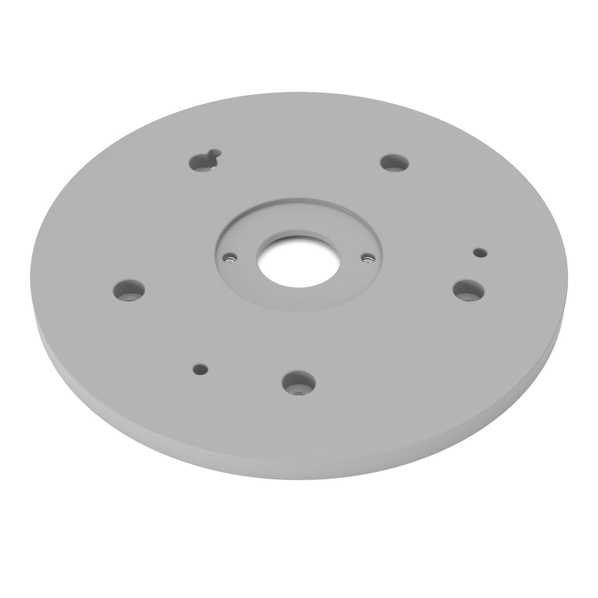 Grundplatte/Adapterplatte XL-Version für Kopierhülsen passend für Bosch GOF 1250 CE | Vergrößerte Gleitplatte passend für Bosch Oberfräsen
