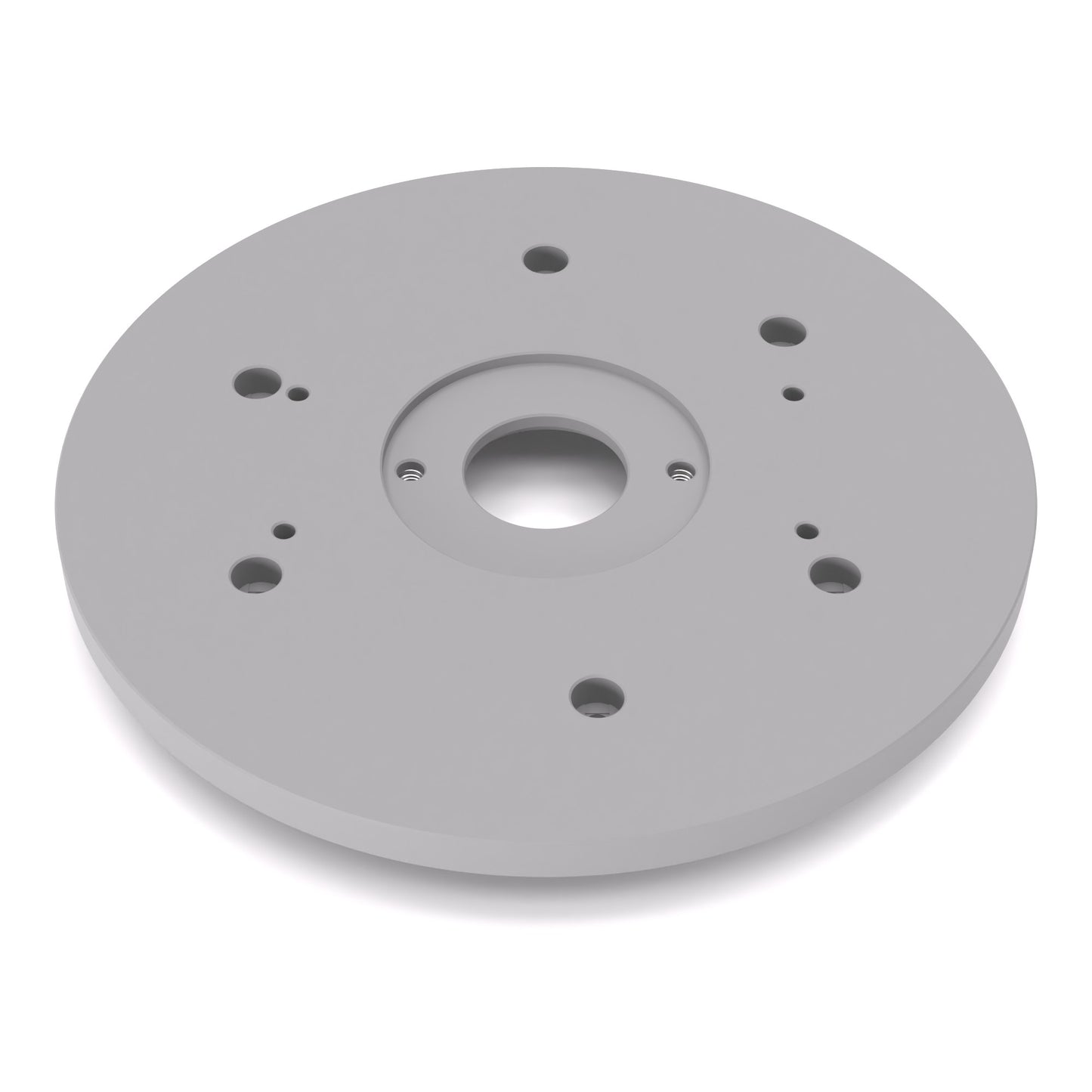 Grundplatte/Adapterplatte XL-Version für Kopierhülsen passend für Bosch GOF 20-12 | Vergrößerte Gleitplatte passend für Bosch Oberfräsen