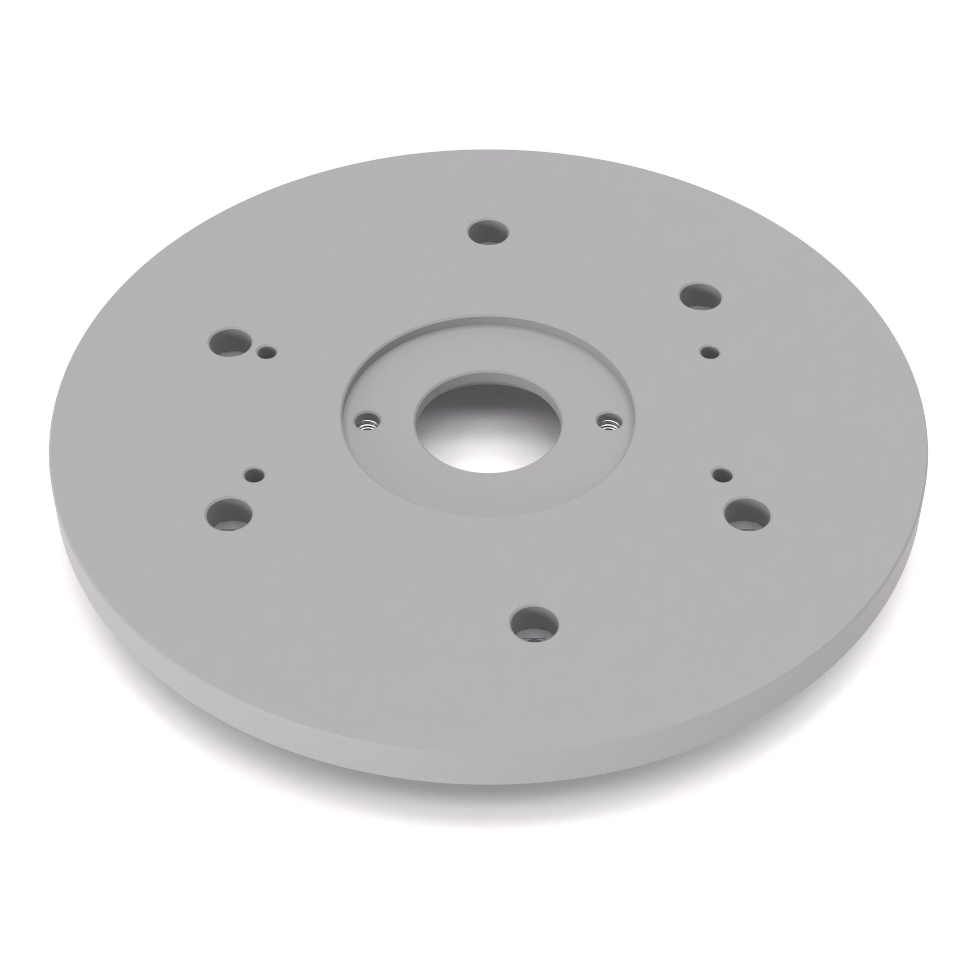 Grundplatte/Adapterplatte XL-Version für Kopierhülsen passend für Bosch GOF 20-12 | Vergrößerte Gleitplatte passend für Bosch Oberfräsen