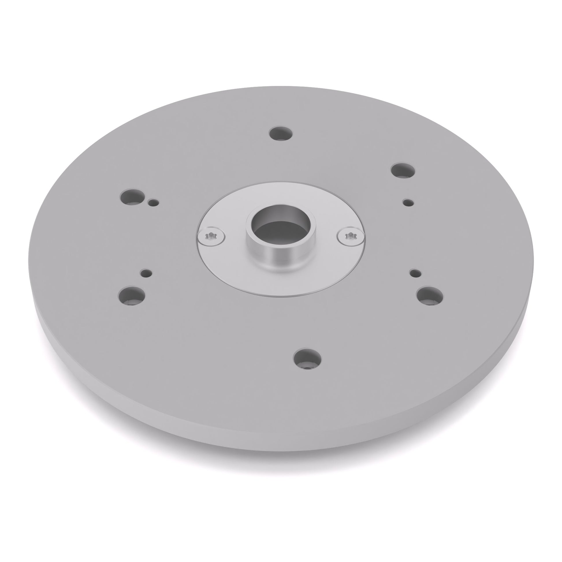 Grundplatte/Adapterplatte XL-Version für Kopierhülsen passend für Bosch GOF 20-12 | Vergrößerte Gleitplatte passend für Bosch Oberfräsen