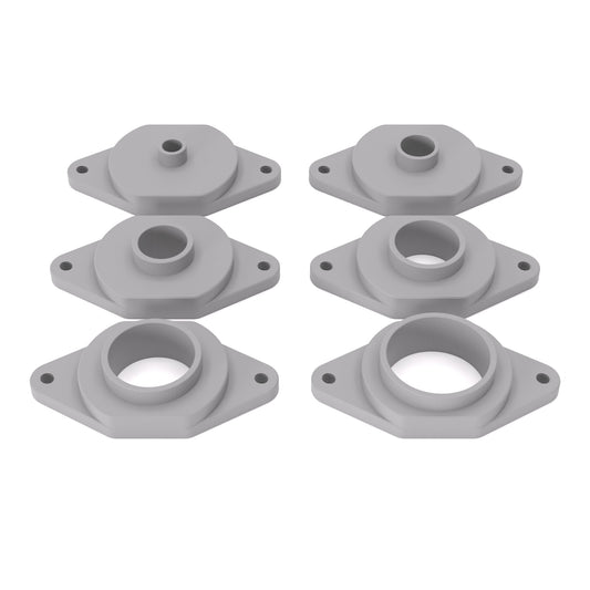 Kopierhülsen-Set passend für Metabo Oberfräsen und Kantenfräsen | Kopierringe passend für Metabo Fräsen - Typ A