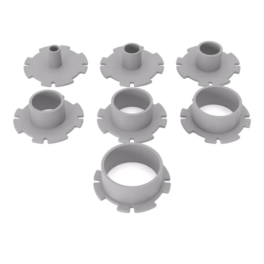 Kopierhülsen-Set passend für Bosch Oberfräsen und Kantenfräsen | Kopierringe passend für Bosch Fräsen - Typ A