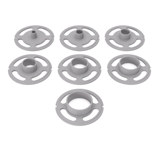 Kopierhülsen-Set passend für Makita Oberfräsen und Kantenfräsen | Kopierringe passend für Makita Fräsen - Typ B