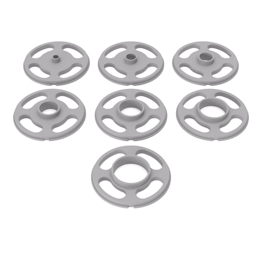 Kopierhülsen-Set passend für Triton Oberfräsen und Kantenfräsen | Kopierringe passend für Triton Fräsen - Typ A