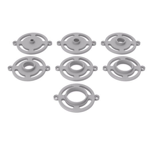 Kopierhülsen-Set passend für Parkside Oberfräsen und Kantenfräsen | Kopierringe passend für Parkside Fräsen - Typ B