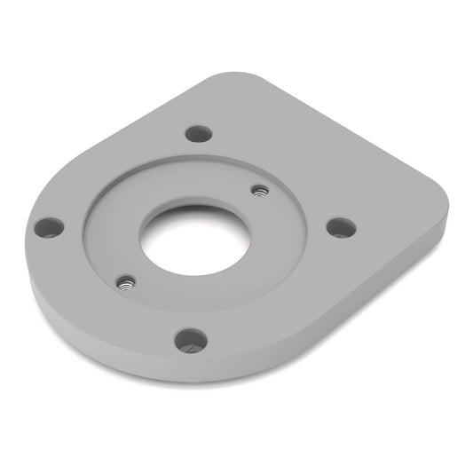 Grundplatte/Adapterplatte für Kopierhülsen passend für Ryobi RTR18 | Gleitplatte passend für Ryobi Kantenfräsen