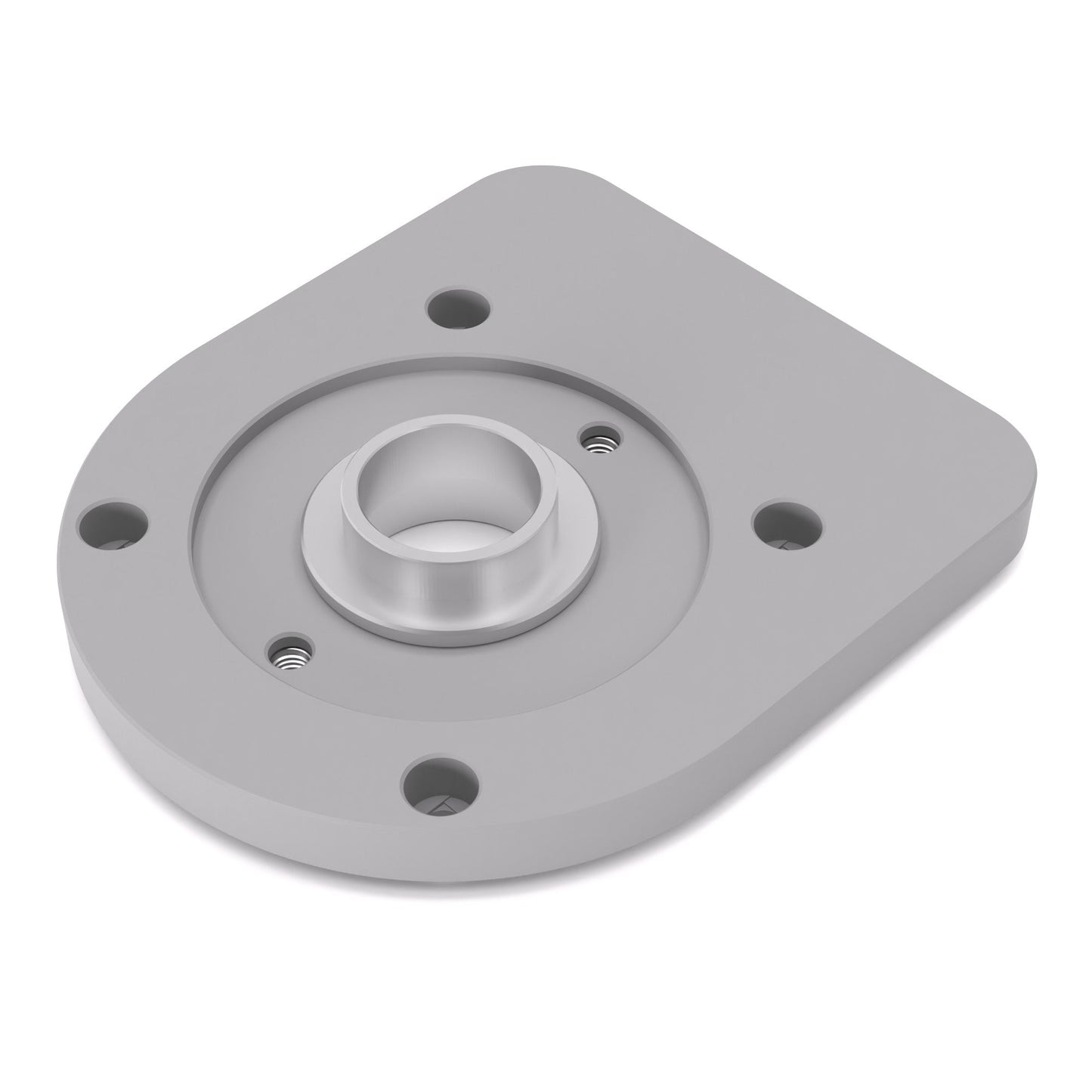 Grundplatte/Adapterplatte für Kopierhülsen passend für Ryobi RTR18 | Gleitplatte passend für Ryobi Kantenfräsen