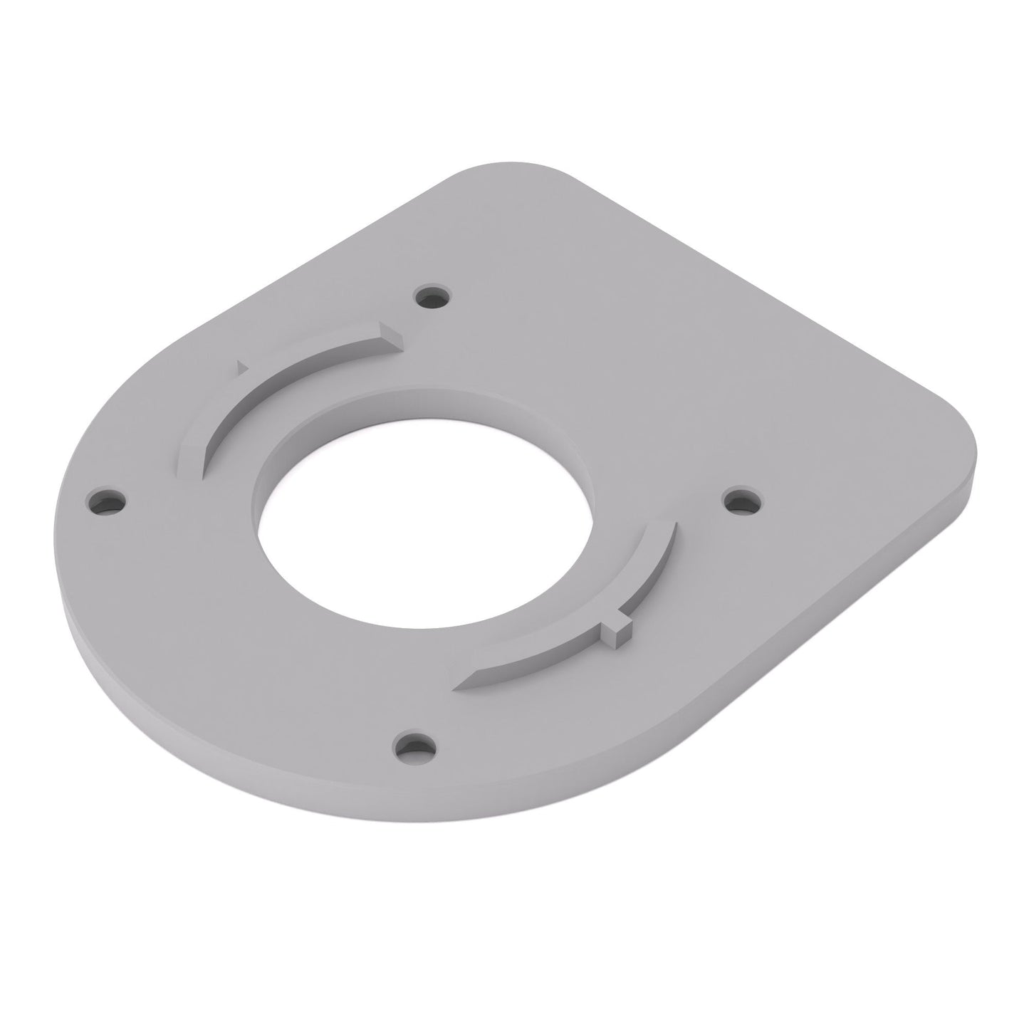 Grundplatte passend für Ryobi RTR18 | Gleitplatte passend für Ryobi Kantenfräsen