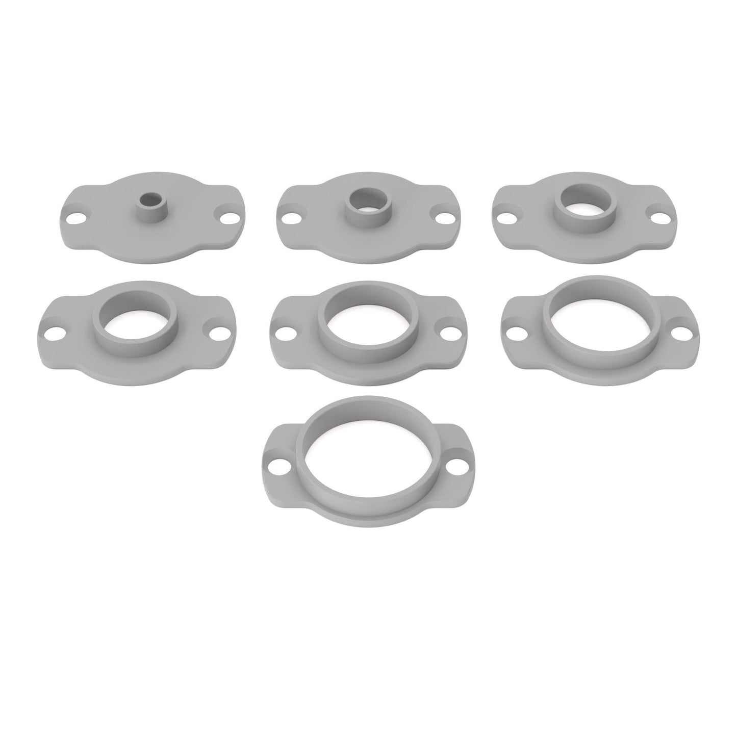 Kopierhülsen-Set passend für Dexter Oberfräsen und Kantenfräsen | Kopierringe passend für Dexter Fräsen - Typ A